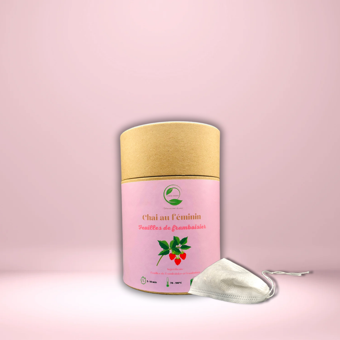 Chai au féminin - Feuilles de framboisier