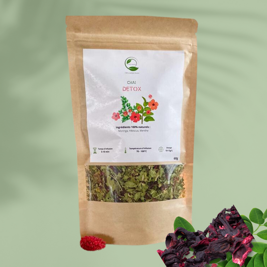 Chai Detox - Moringa, hibiscus, menthe