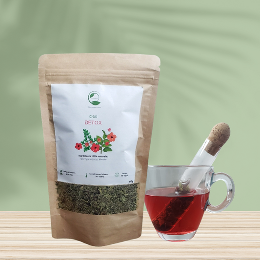 Detox -, Moringa, hibiscus, menthe